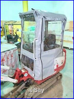Canopy Cover To Suit Takeuchi TB216 Mini Excavator. All Weather Digger Covers