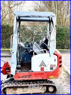 Canopy Cover To Suit Takeuchi TB216 Mini Excavator. All Weather Digger Covers