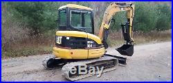 Cat 304cr Excavator Enclosed Cab Heat A/c Hydraulic Thumb Ready 2 Work! Finance