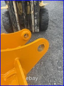 Cat 305 305.5 306 44 Mini Excavator Land Clearing Rake Root 45mm Pin Holes