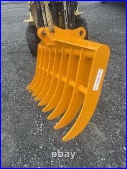 Cat 305 305.5 306 44 Mini Excavator Land Clearing Rake Root 45mm Pin Holes