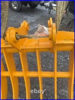 Cat 305 305.5 306 44 Mini Excavator Land Clearing Rake Root 45mm Pin Holes