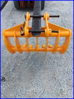 Cat 305 305.5 32 Mini Excavator Land Clearing Rake Root Rake 45mm Pin Holes