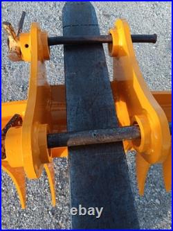 Cat 305 305.5 44 Mini Excavator Land Clearing Rake Root Rake 45mm Pin Holes