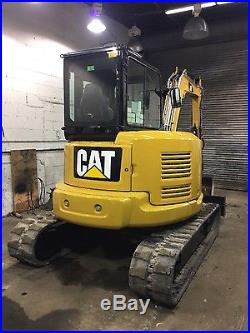 Cat 305.5 ecr mini excavator, thumb, coupler