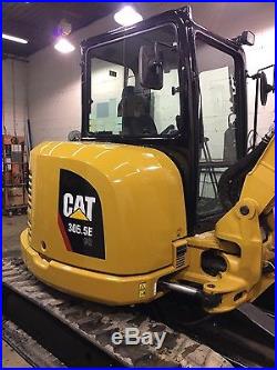 Cat 305.5 ecr mini excavator, thumb, coupler