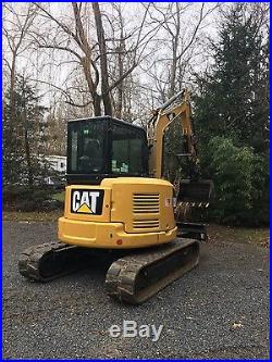 Cat 305 ecr mini excavator, drops, thumb, coupler