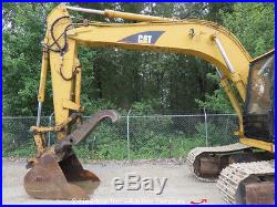 Cat Caterpillar 315L Hydraulic Excavator Track Hoe 42 Bucket Enclosed Cab Heat