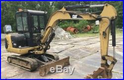 Caterpillar 303.5 Mini Excavator EROPS Plumbed for Hydraulic Thumb Runs NICE