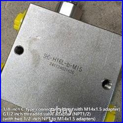 Chinese Mini Excavator Cushion Valve Kit Complete for Swivel Motor Assembled 4jI