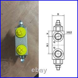 Chinese Mini Excavator Cushion Valve Kit Complete for Swivel Motor Assembled 4jI
