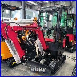 Closed Cabin Mini Crawler Hydraulic Excavator in Stock USA