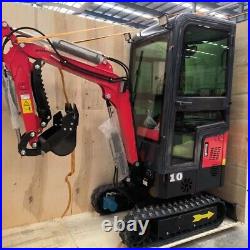 Closed Cabin Mini Crawler Hydraulic Excavator in Stock USA