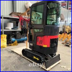 Closed Cabin Mini Crawler Hydraulic Excavator in Stock USA