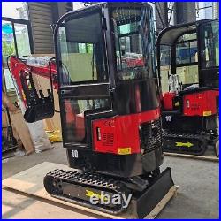 Closed Cabin Mini Crawler Hydraulic Excavator in Stock USA