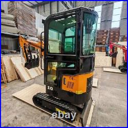 Closed Cabin Mini Crawler Hydraulic Excavator in Stock USA