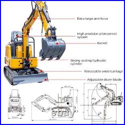 Crawler Excavator for Construction Works, Mini Excavator from HENGWANGHW10-3C