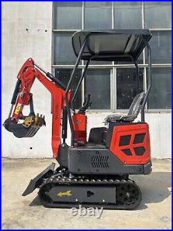 DJ14 13.5 HP 1Ton Mini Excavator Digger Tracked Crawler B&S Gas Engine EPA