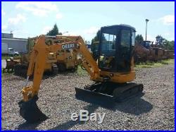 Deere 27C ZHS Mini Excavator