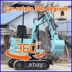 Digger Mini Hydraulic Excavator Garden USA Stock Tracked 13.5HP+4 Attachment