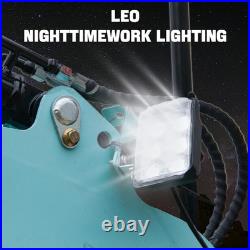 Digger Mini Hydraulic Excavator Garden USA Stock Tracked 13.5HP+4 Attachment