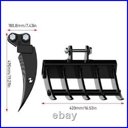 Digger Mini Hydraulic Excavator Garden USA Stock Tracked 13.5HP+4 Attachment