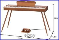 Donner DDP-80 Digital Piano 88 Weighted Key Retro Wood Color Upgraded Sound