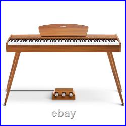 Donner DDP-80 Digital Piano 88 Weighted Key Retro Wood Color Upgraded Sound