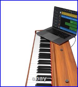 Donner DDP-80 Digital Piano 88 Weighted Key Retro Wood Color Upgraded Sound