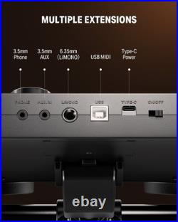 Donner DED-70L Electric Drum Set illuminated Lighted Mesh Pad + Throne Headphone Donner DED-70L Electric Drum Set illuminated Lighted Mesh Pad + Throne Headphone