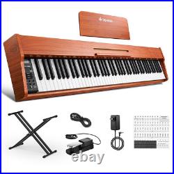 Donner DEP-1S Piano Keyboard 88 Keys Bluetooth Record Chord With Stand Pedal