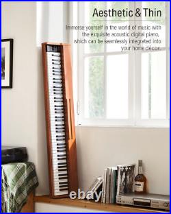 Donner DEP-1S Piano Keyboard 88 Keys Bluetooth Record Chord With Stand Pedal