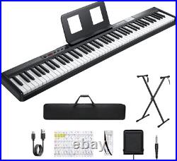 Donner DEP-1 Digital Piano 88 Key 128 Tone With Stand Sustain Pedal Carry Case Donner DEP-1 Digital Piano 88 Key 128 Tone With Stand Sustain Pedal Carry Case