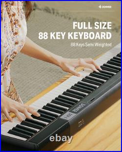 Donner DEP-1 Digital Piano 88 Key 128 Tone With Stand Sustain Pedal Carry Case Donner DEP-1 Digital Piano 88 Key 128 Tone With Stand Sustain Pedal Carry Case