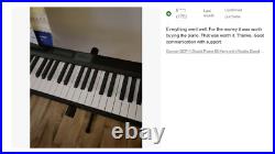 Donner DEP-1 Digital Piano 88 Key 128 Tone With Stand Sustain Pedal Carry Case Donner DEP-1 Digital Piano 88 Key 128 Tone With Stand Sustain Pedal Carry Case