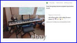 Donner DEP-1 Digital Piano 88 Key 128 Tone With Stand Sustain Pedal Carry Case Donner DEP-1 Digital Piano 88 Key 128 Tone With Stand Sustain Pedal Carry Case