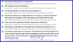 Donner DEP-1 Digital Piano 88 Key 128 Tone With Stand Sustain Pedal Carry Case Donner DEP-1 Digital Piano 88 Key 128 Tone With Stand Sustain Pedal Carry Case