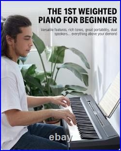 Donner DEP-20 Digital Electric Piano 88 Weighted Key Keyboard With Wood Stand