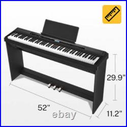 Donner DEP-20 Digital Electric Piano 88 Weighted Key Keyboard With Wood Stand