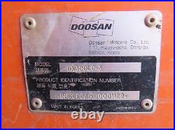 Doosan 2017 DX300LC-3 60' Long Reach Boom Hydraulic Crawler Excavator 3470 Hours