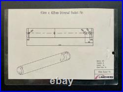 Excavator Bucket Pins 60mm x 425mm Excavator Bucket Pins 60mm x 425mm