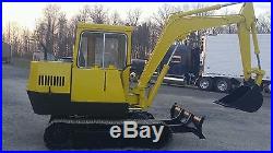 Excavator Full Cab Great Condition, Mini Excavator With Blade
