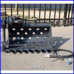 Excavator Hydraulic Hedge Mowing Bucket Attachment for Diggers Free Shipping USA