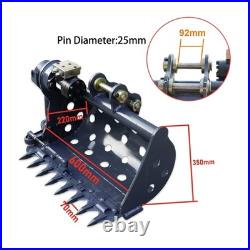 Excavator Hydraulic Hedge Mowing Bucket Attachment for Diggers Free Shipping USA