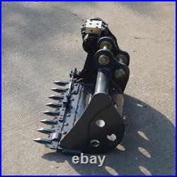 Excavator Hydraulic Hedge Mowing Bucket Attachment for Diggers Free Shipping USA