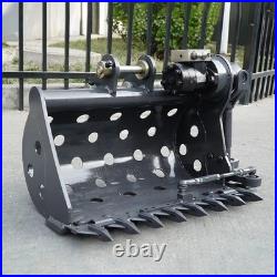 Excavator Hydraulic Hedge Mowing Bucket Attachment for Diggers Free Shipping USA