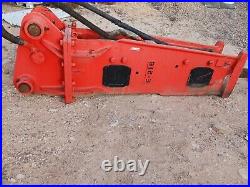 Excavator hydraulic breaker NPK E 16 for 25 to 40 tons excavators