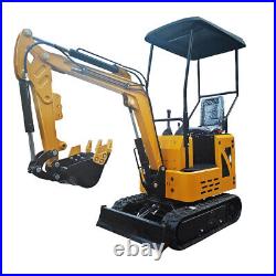 FREE SHIPING Mini crawler excavator 1T engine power 13.5hp B&S EPA Engine in US