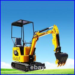 FREE SHIPING Mini crawler excavator 1T engine power 13.5hp B&S EPA Engine in US