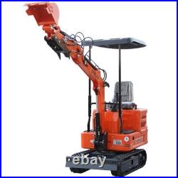 FREE SHIPPING 1Ton Mini Excavator B&S 13.5Hp Engine Hydraulic System Crawler EPA